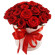 red roses in a hat box. United Arab Emirates