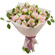 bouquet of lisianthuses carnations and alstroemerias. United Arab Emirates