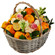 orange fruit basket